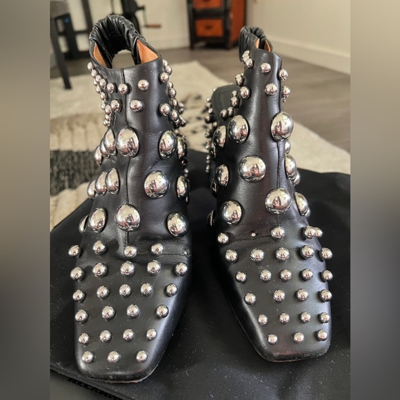 Make Me an Offer - Alexander Wang - Embellished Leather Ellery Heels - Picture 6 of 15